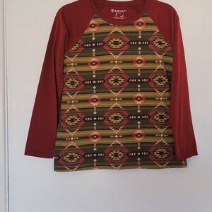 Ariat Women's Multicolor Long Sleeve Tee